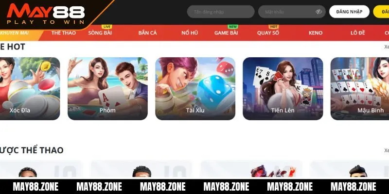 Kho game cá cược đa dạng